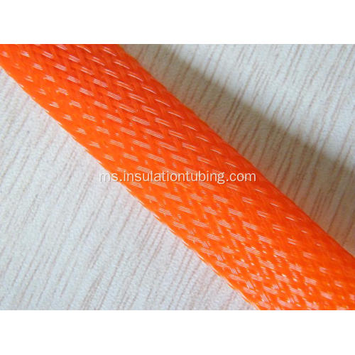 Lengan Jalinan Flame Retardant Polyester PET yang boleh diperluas